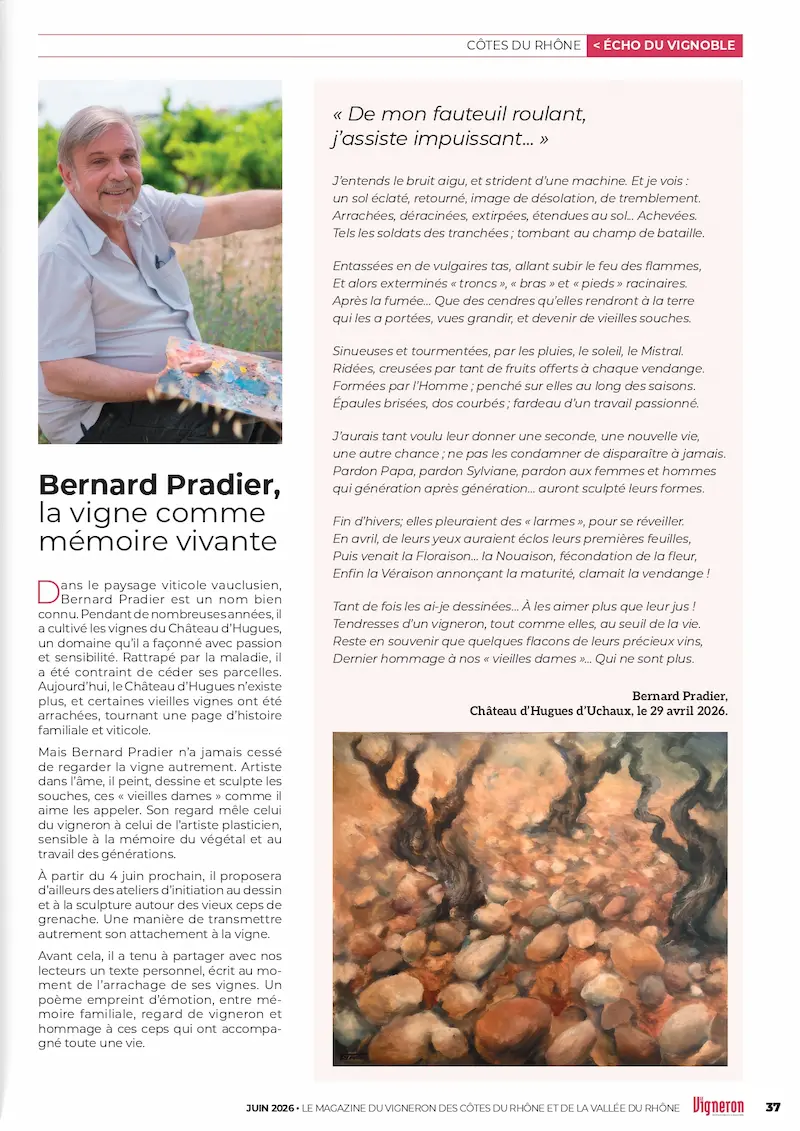 Extrait du magazine Le Vigneron